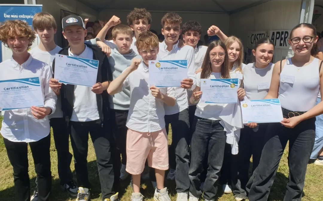 Razzia sur l’or au festival des mini entreprises à Carhaix !!